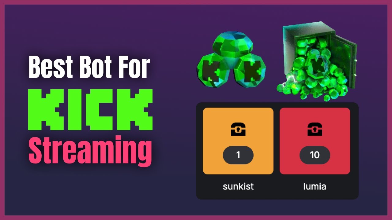 What Is The Best Bot For Kick Streamers? Lumia Stream Is The Only Answer!
