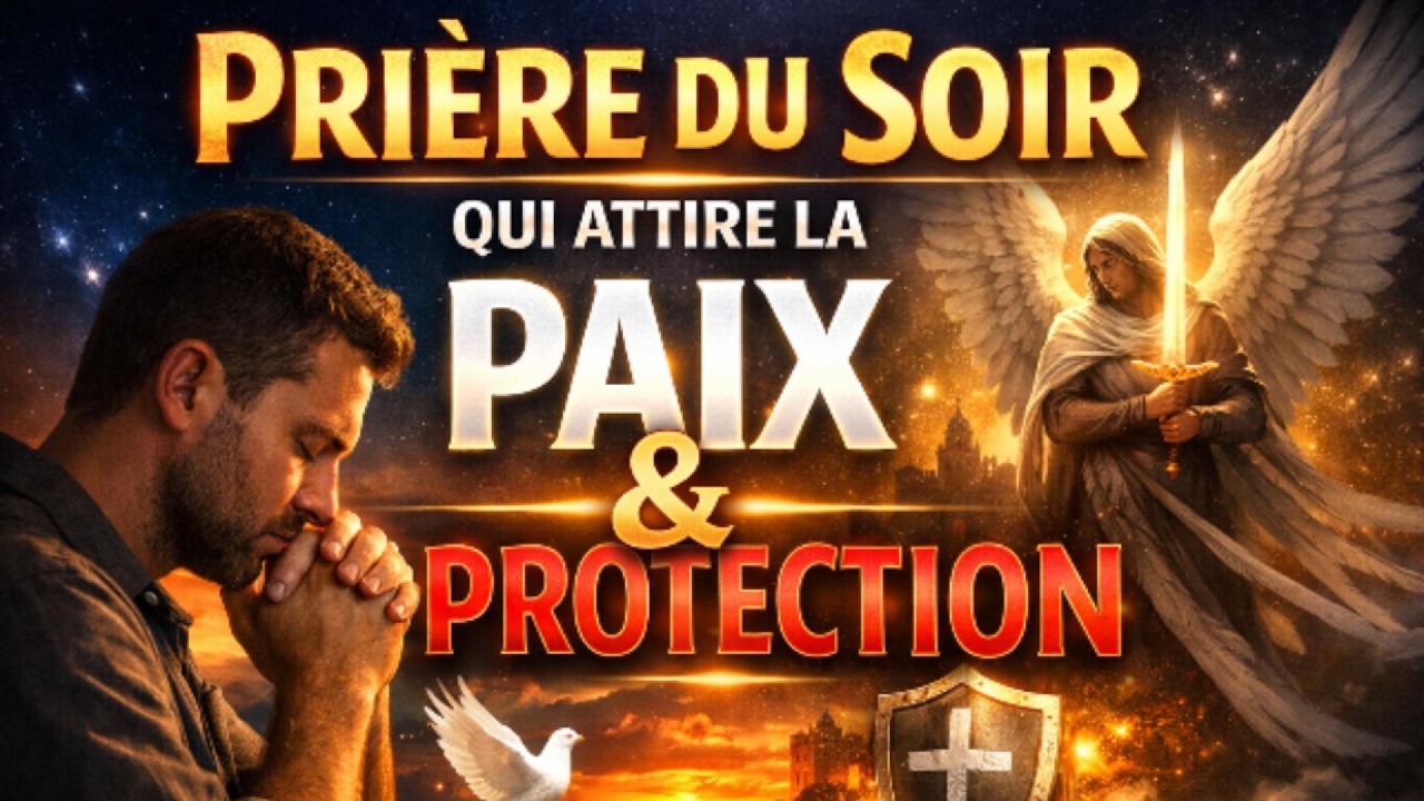 PRIÈRE DU SOIR QUI ATTIRE LA PAIX ET LA PROTECTION