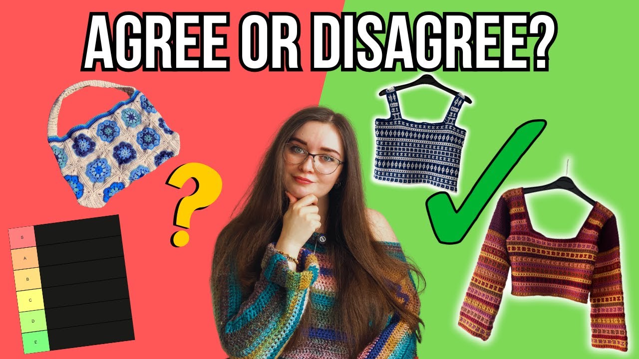 My Honest Crochet Tier List (No Holding Back)