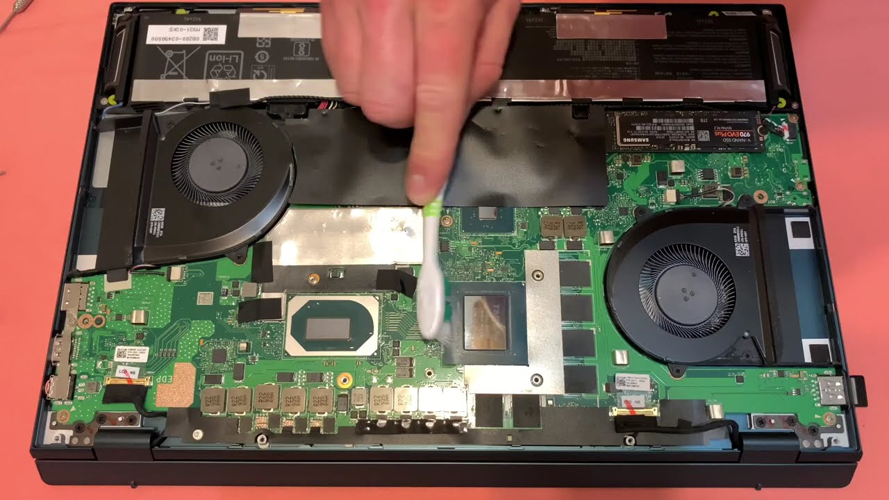 ASUS ZENBOOK PRO DUO (UX581GV) 15.6” THERMAL PASTE REPLACEMENT