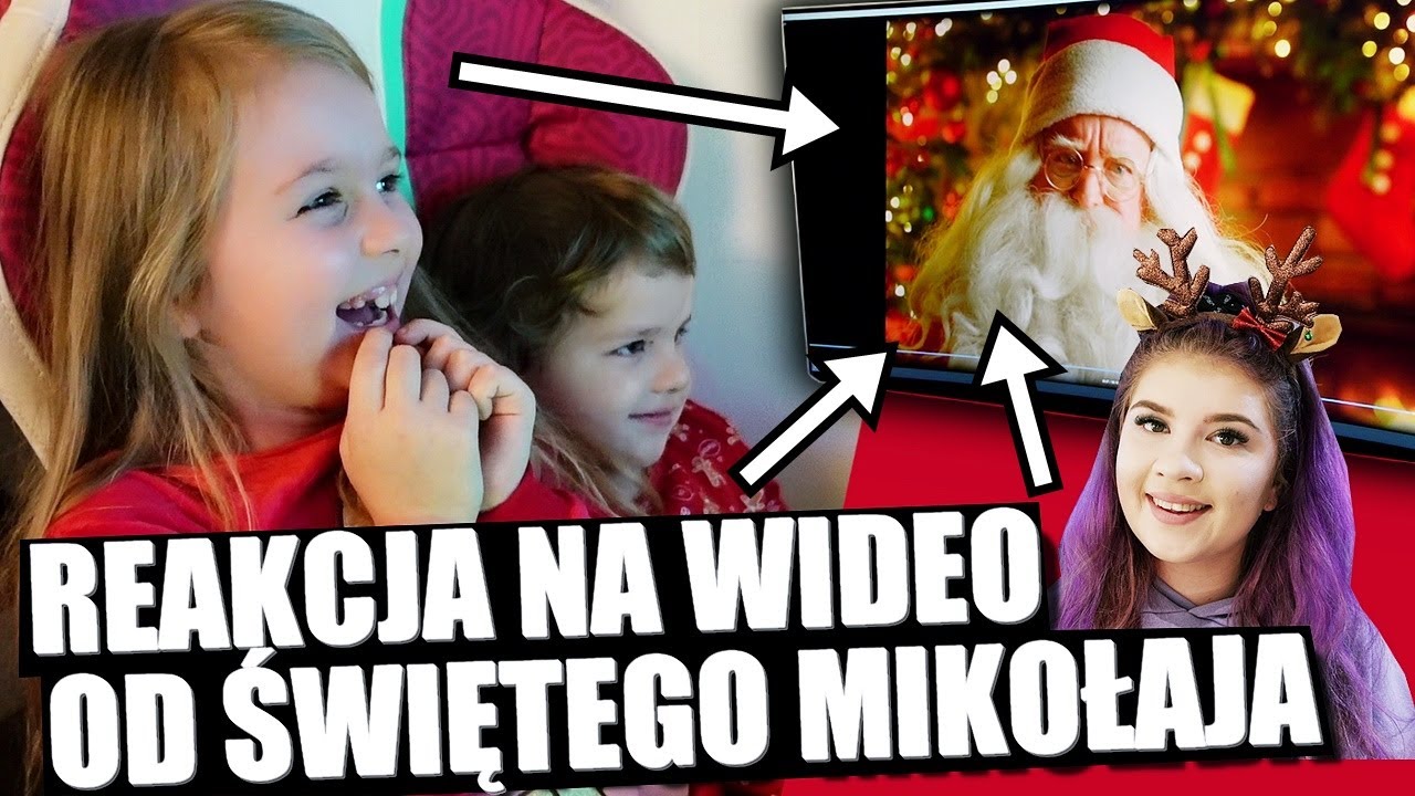 REAKCJA OLIWKI I STASIA NA WIDEO OD ŚWIĘTEGO MIKOŁAJA 💜 NIESPODZIANKA 💜 POPŁAKAŁAM SIĘ