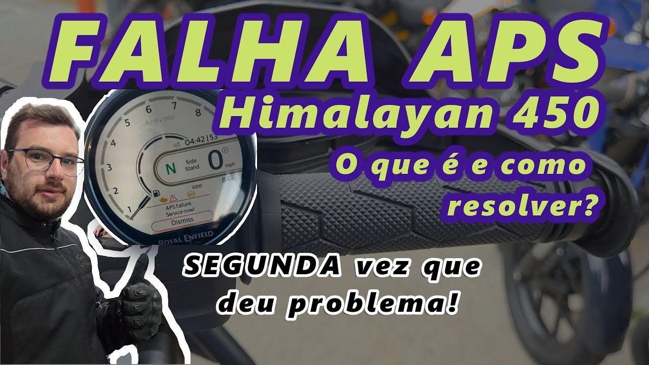 🚨 Aconteceu de novo: FALHA APS na Himalayan 450. Solucionado em garantia de fábrica 🚨