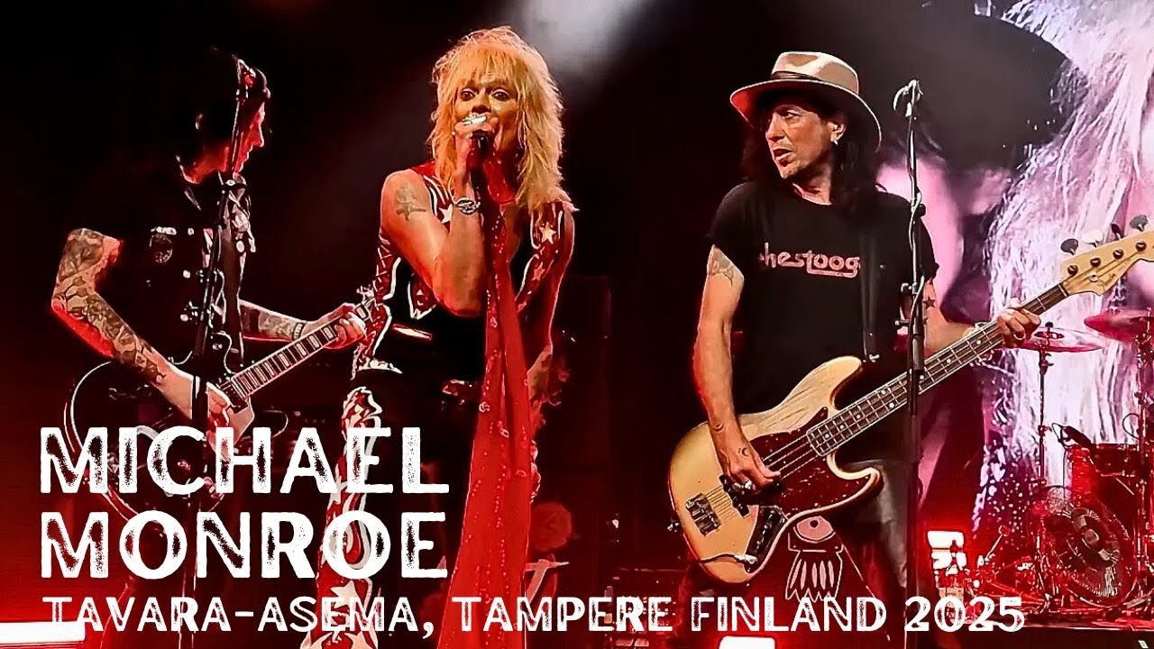 ☆ Michael Monroe – Young Drunks & Old Alcoholics @ Tavara-asema, Tampere, Finland 2025 ☆