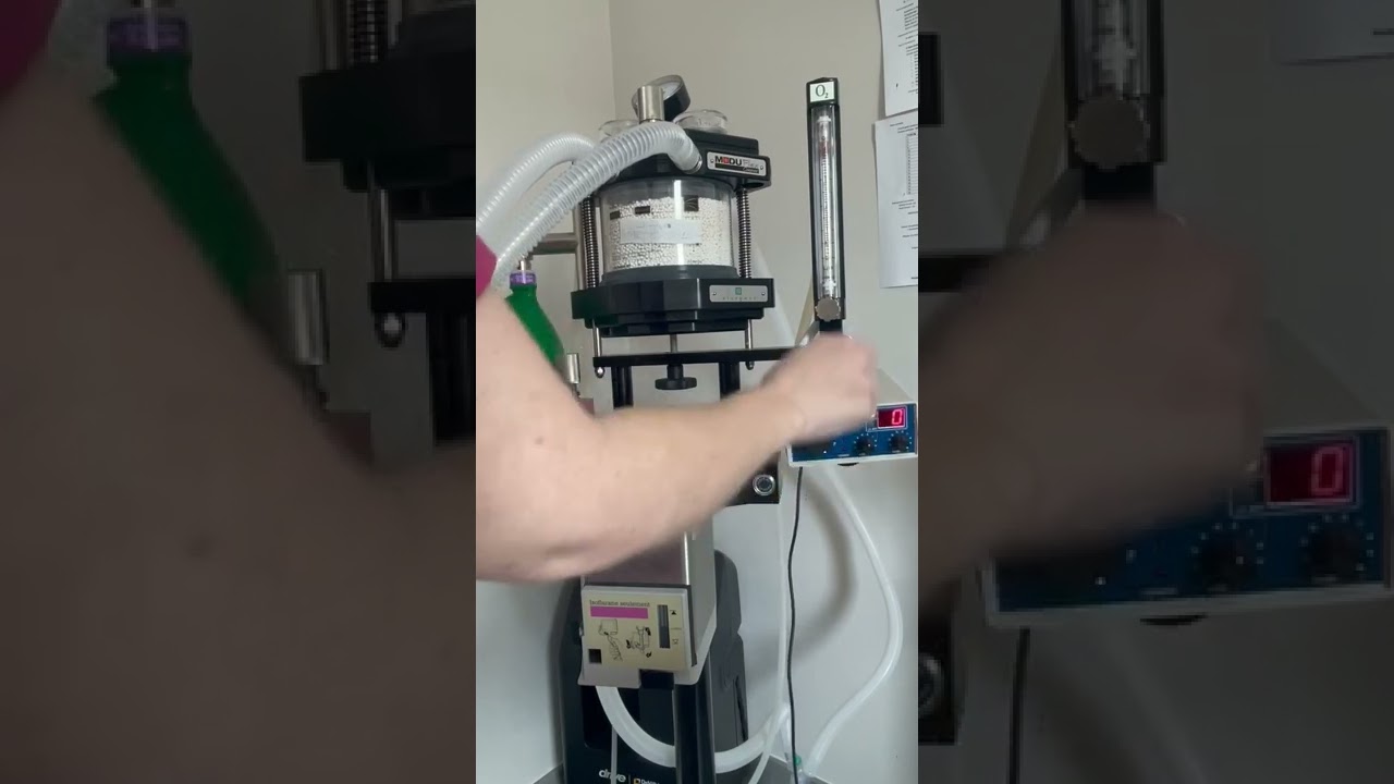 Vérification appareil anesthésie gazeuse Elyse