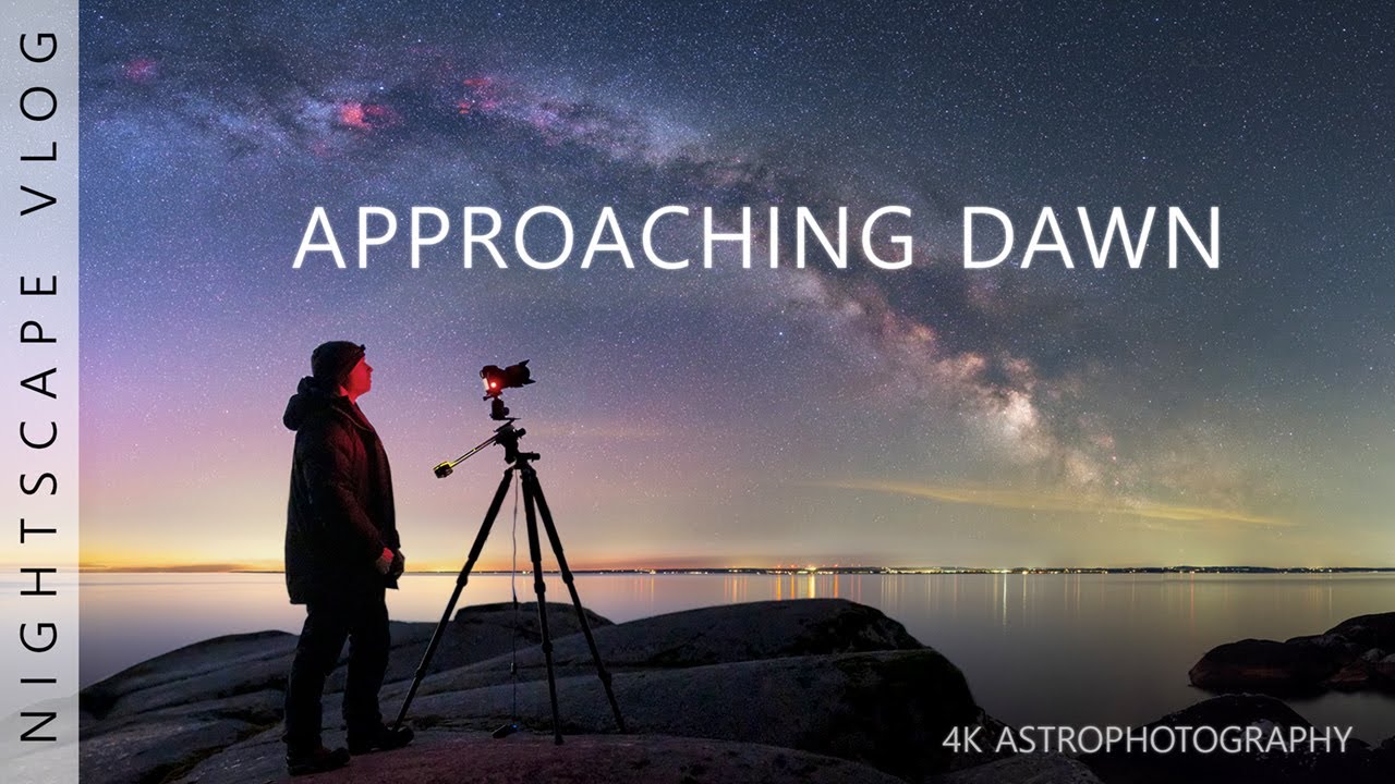 Enjoying a relaxed night of ASTROPHOTOGRAPHY by lake Vättern | Last Milky Way shots of the season