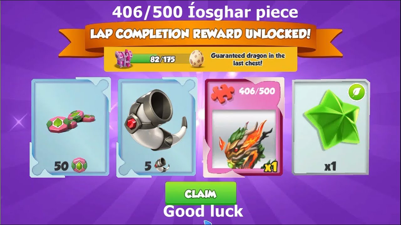 406/500 Íosghar piece | Íosghar Dragon Board event | White Whale Dungeon Week | DML