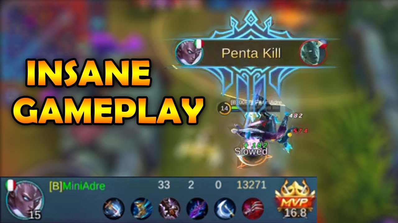 INSANE KARRIE 33 KILLS PENTAKILL - MOBILE LEGENDS GAMEPLAY