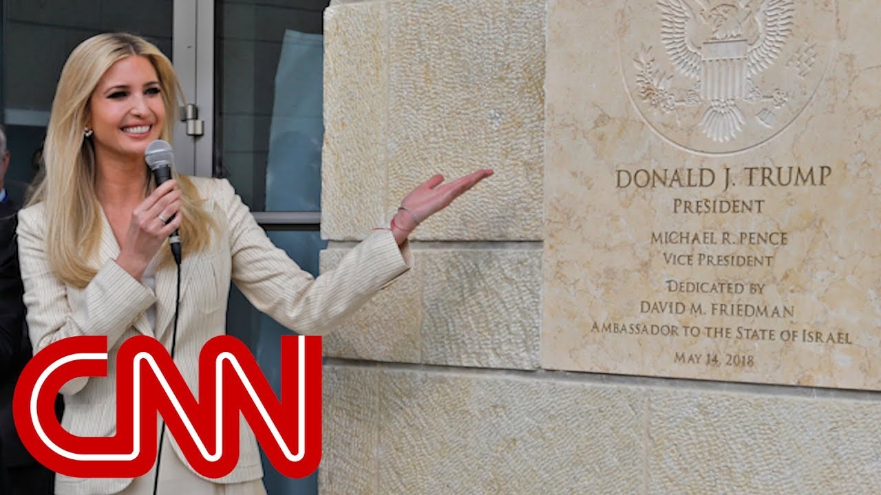 Ivanka Trump mocked for smiling at embassy opening