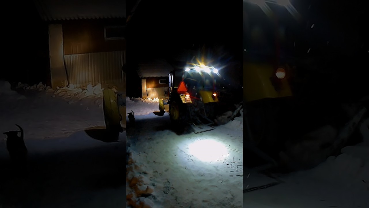 Ursus C-330 pomaga rąbać drewno🚜🪵🪓