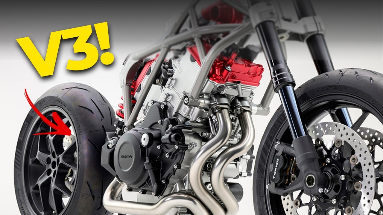 HONDA breaks the market with a V3 ENGINE | How does it work?