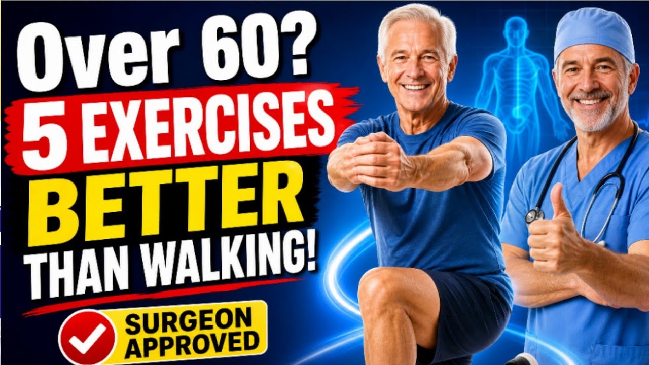 Over 60? These 5 Exercises Are BETTER Than Walking | Senior Wellness|