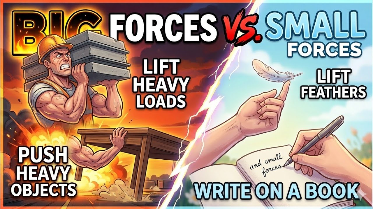 Small Forces and Big Forces