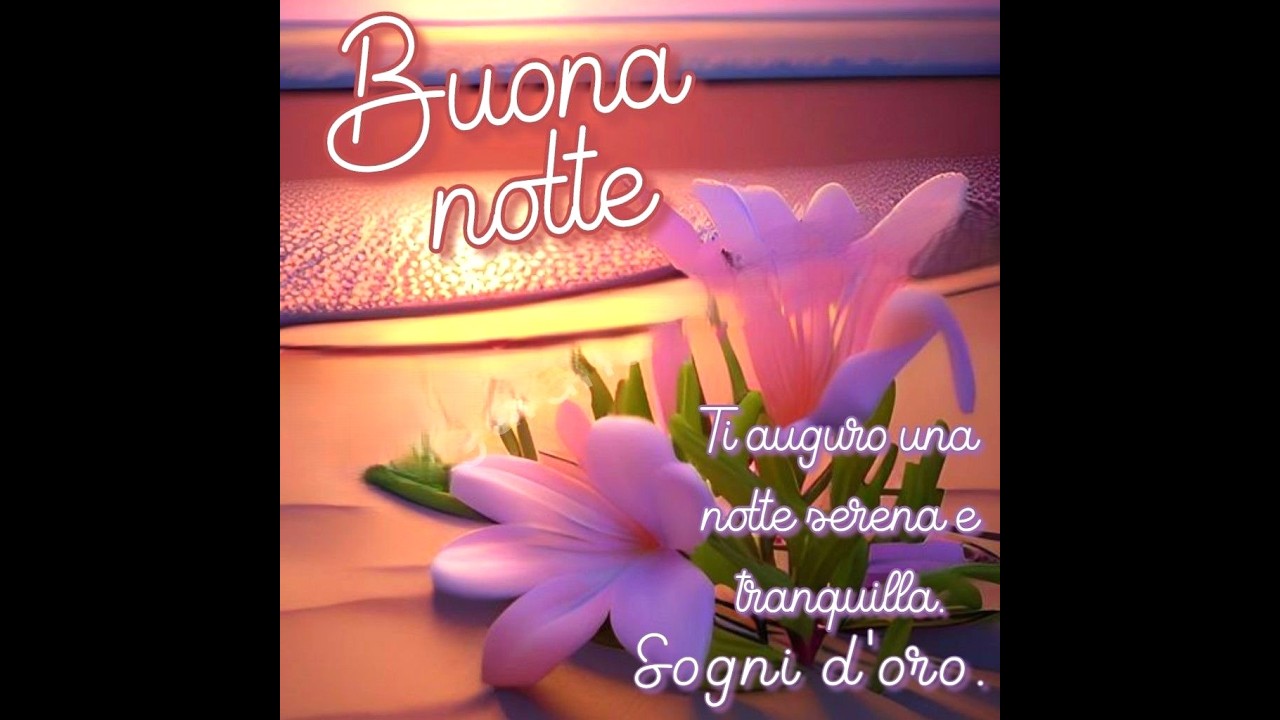 Buonanotte a domani