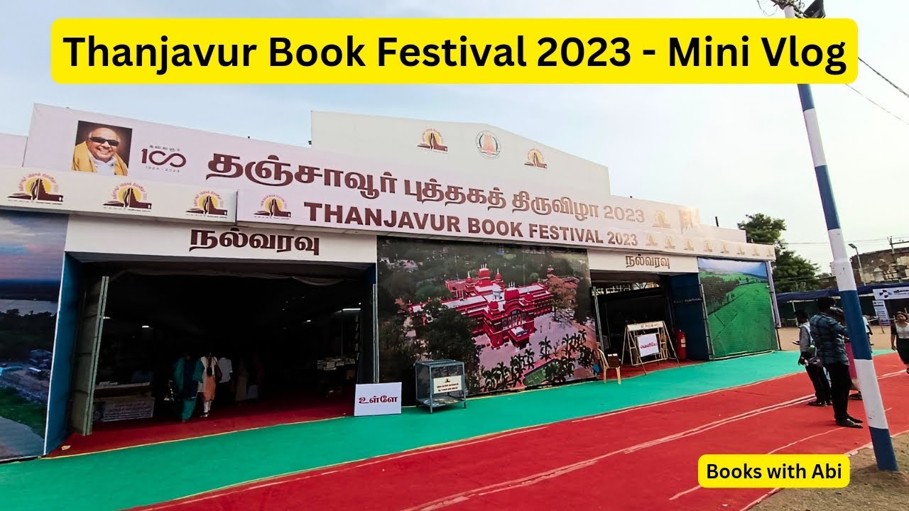 Thanjavur Book Festival 2023 - Mini Vlog | #BooksWithAbi