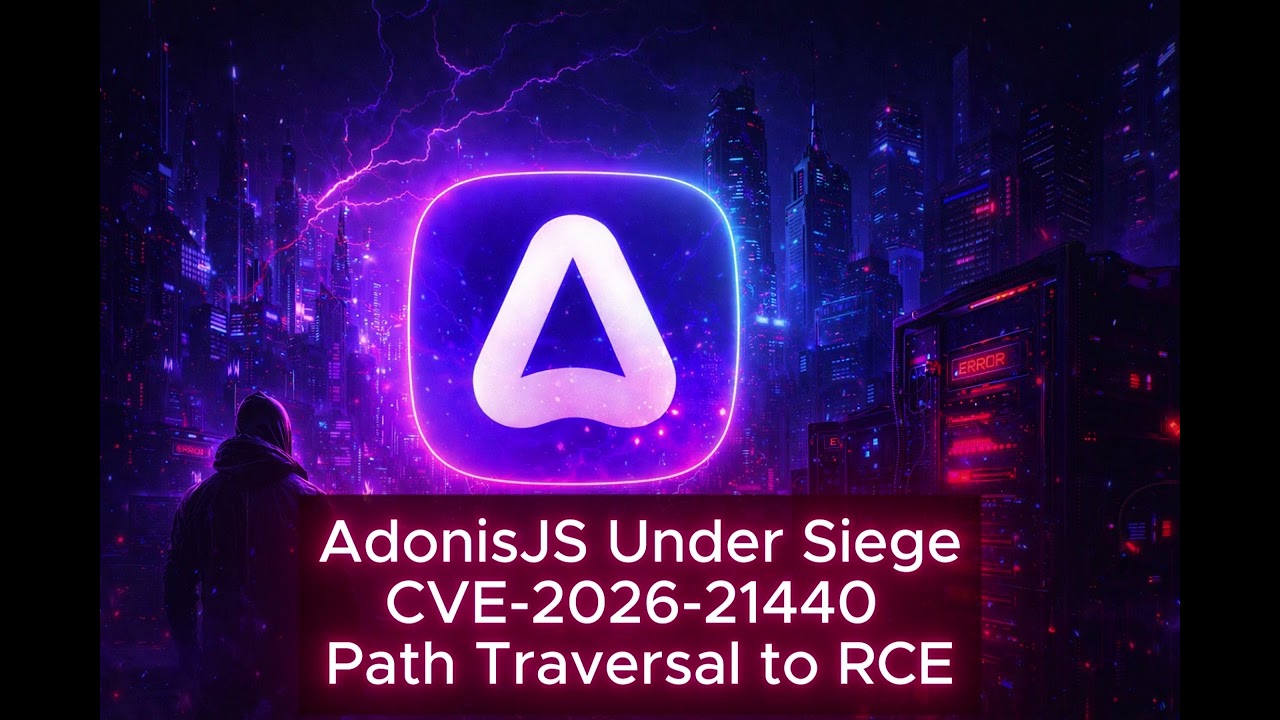 AdonisJS Under Siege: CVE-2026-21440 and the Path Traversal to RCE - CVE-2026-21440