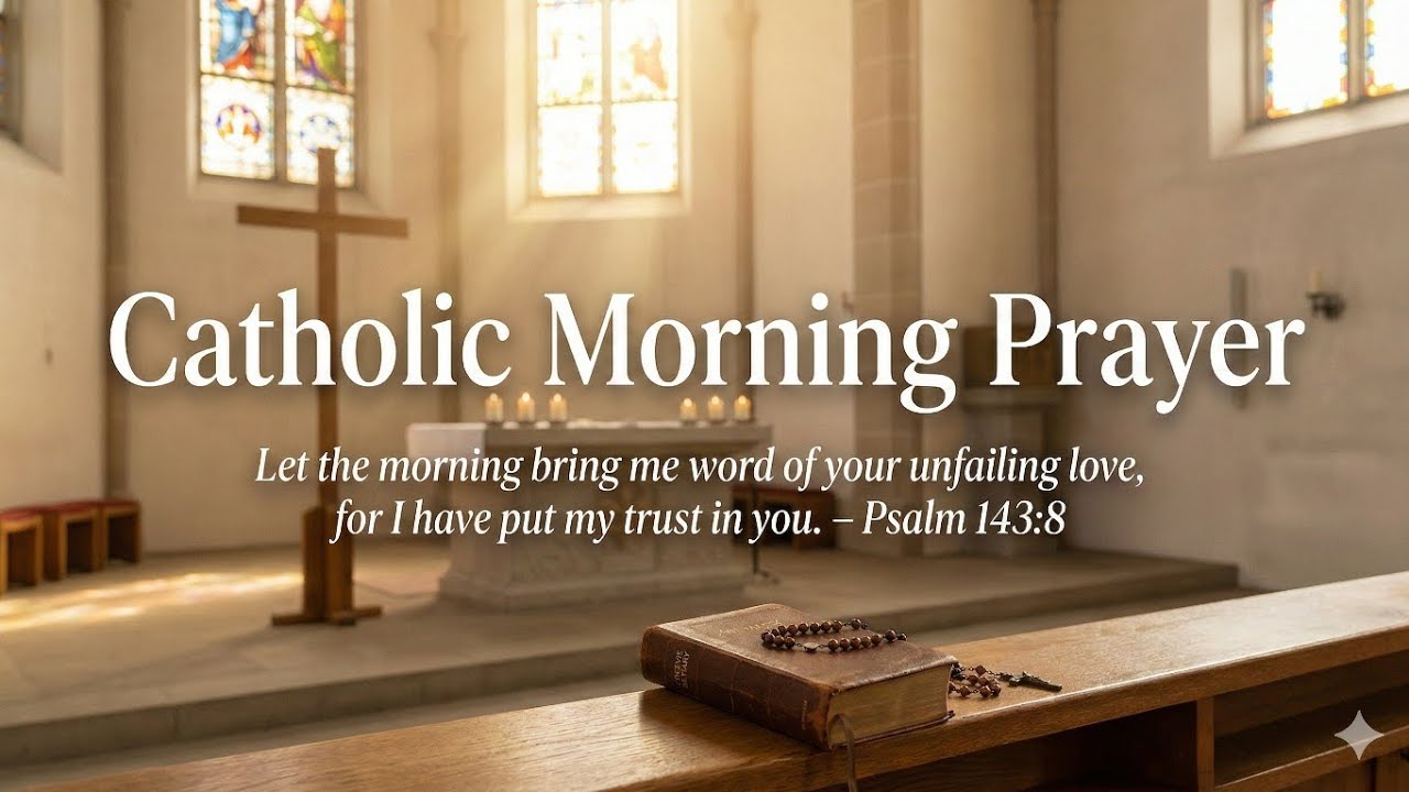 Catholic Morning Prayers | “This Is the Day the Lord Has Made” Psalm 118:24 - Peaceful Piano Worship