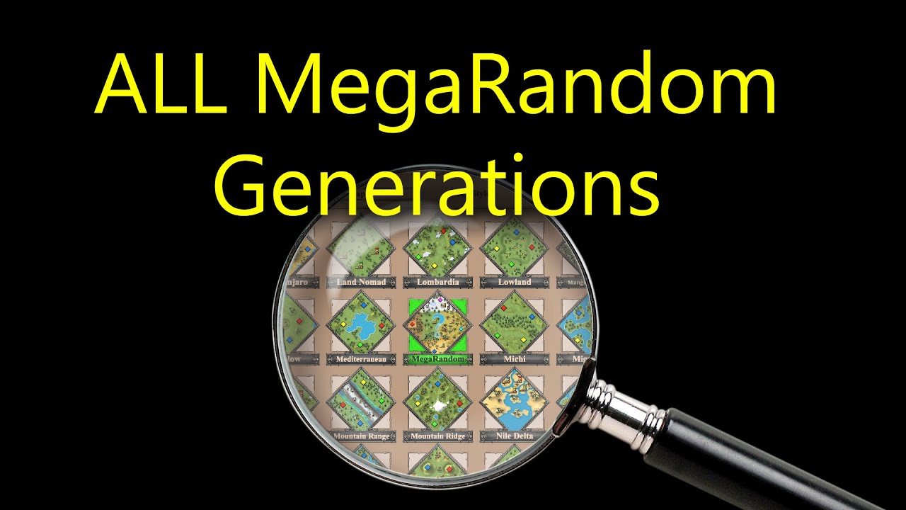 ALL MegaRandom Generations (Age of Empires II: Definitive Edition)
