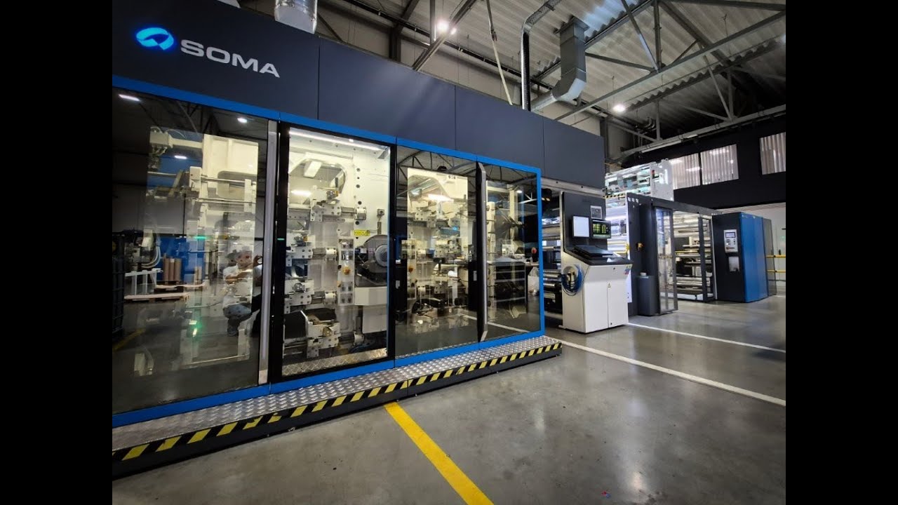 Soma Optima 880 flexo printing press - F25011