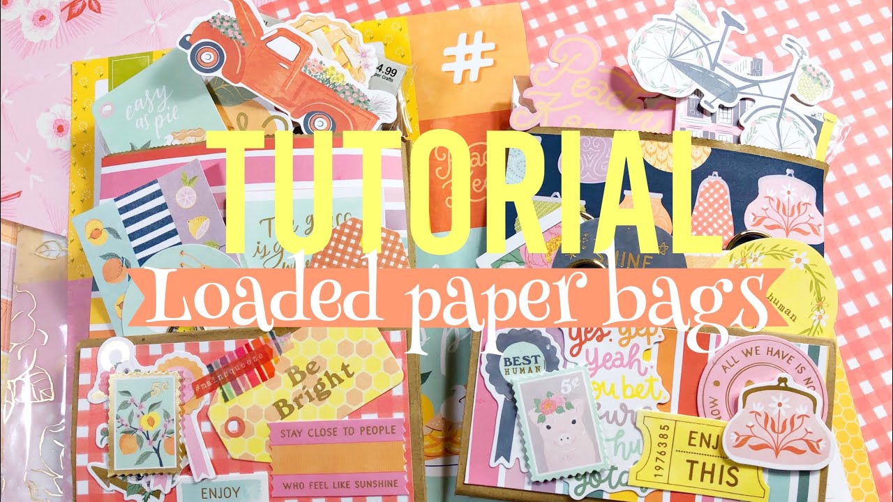 Loaded Paper Bags ✨🍑 Summer Pen Pal Idea