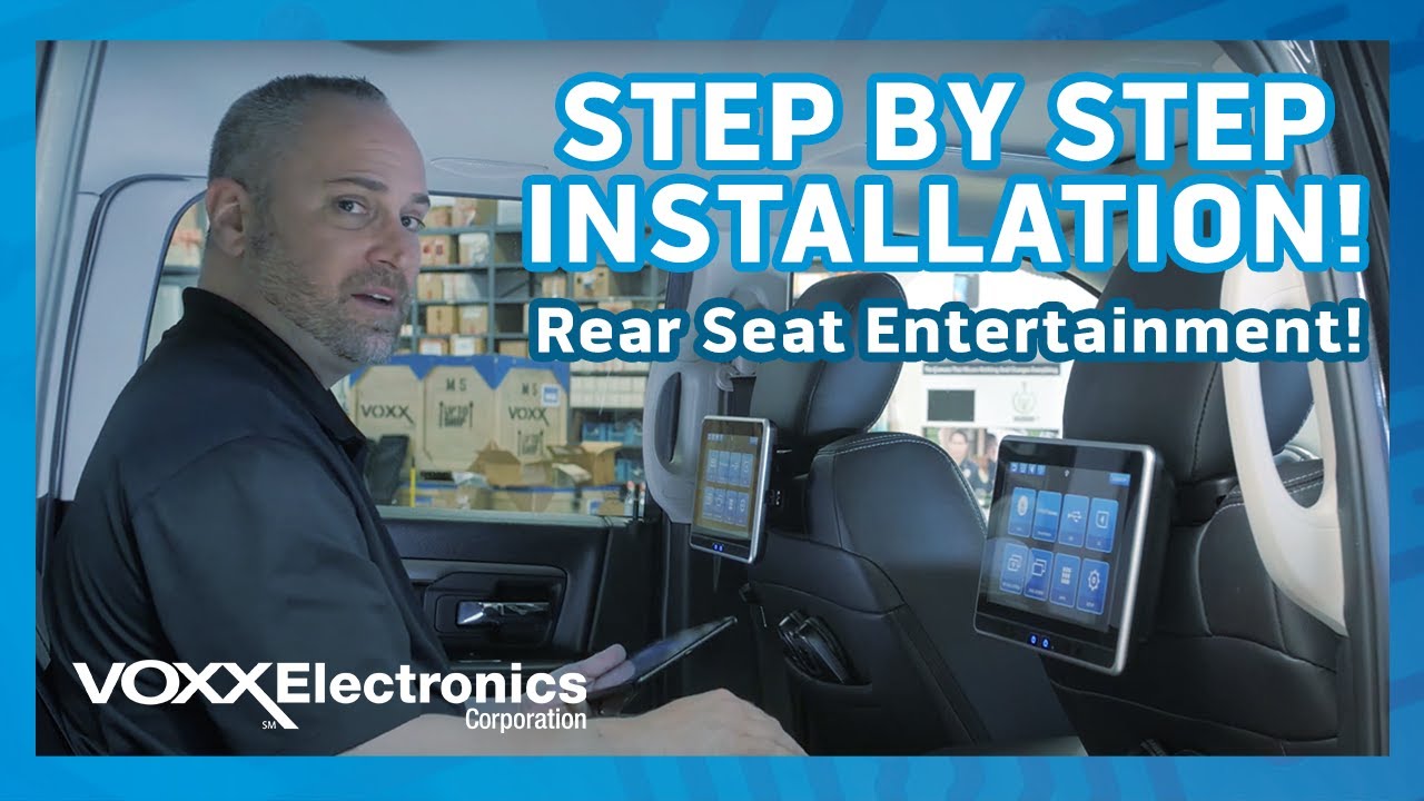VOXX Universal Seatback In-Vehicle Entertainment System Installation | Step-by-Step Guide