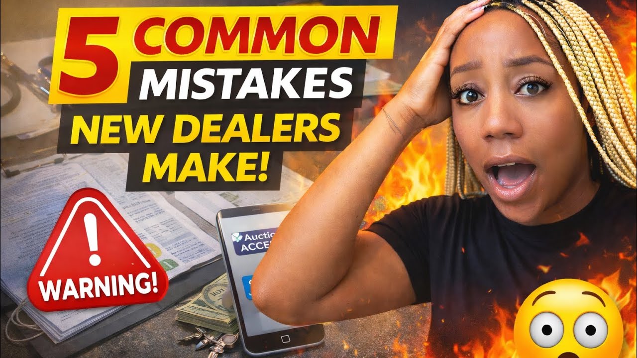 5 Mistakes New Car Dealers Make (And How to Avoid Losing Money Early)