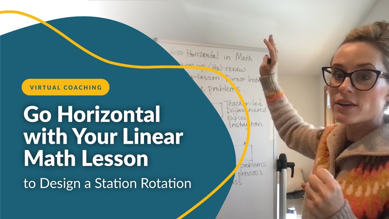 Go Horizontal with Your Linear Math Agenda to Design a Station Rotation