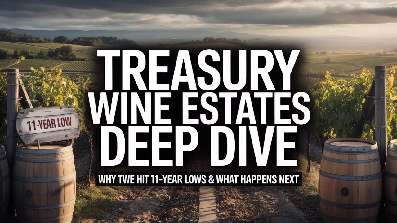 Deep Dive: Why Treasury Wine Estates Stock Hit 11-Year Lows & What Happens Next (TWE)