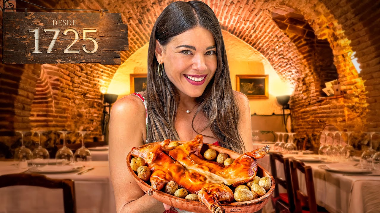 El Restaurante más Antiguo del Mundo cocina un Cochinillo Delicioso 🤤