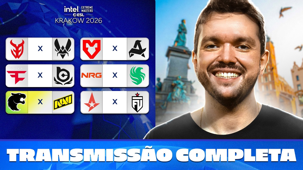 FURIA 15h | FaZe x BC Game | IEM Kraków 2026 Stage 2 | DIA 6  - !socio - Siga @Gaules nas redes!