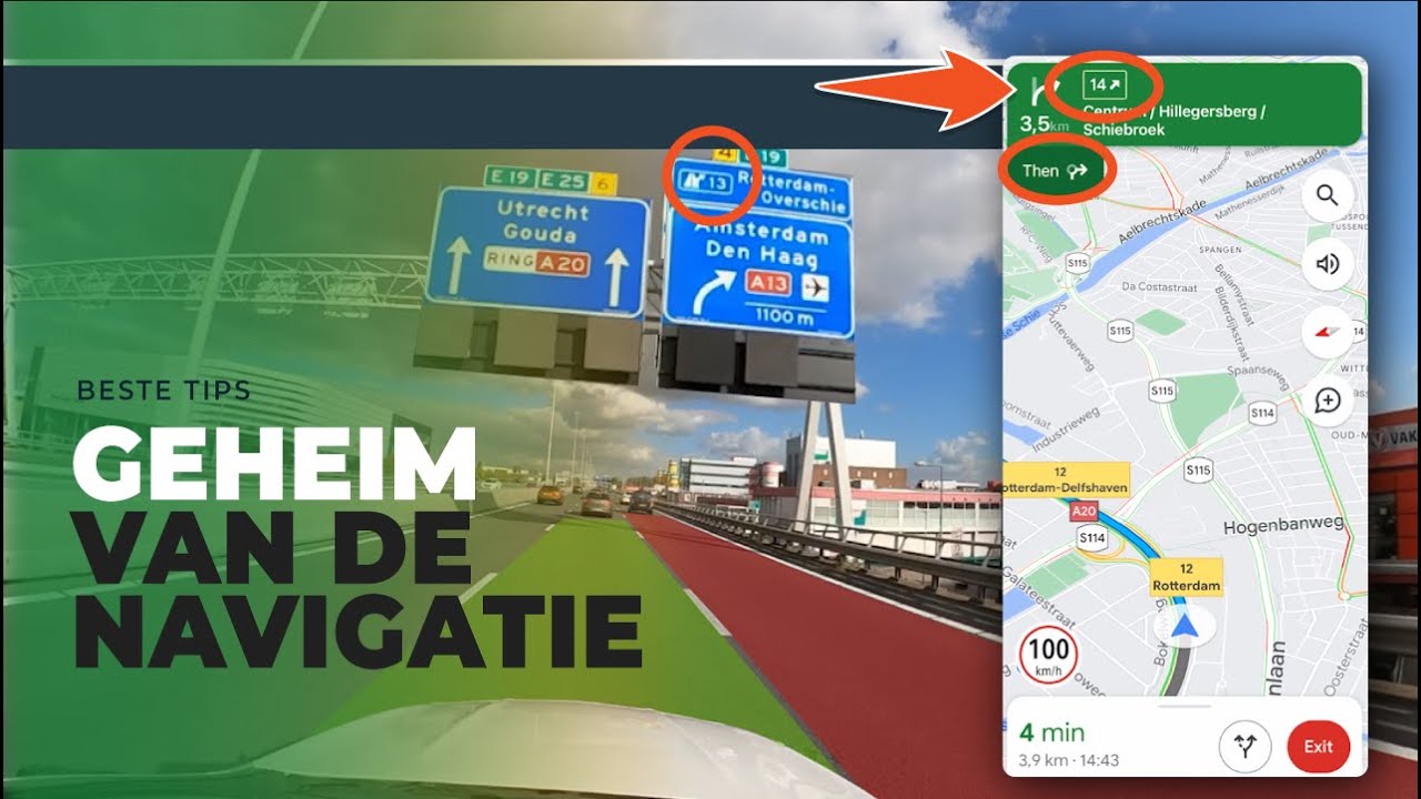 Hoe moet je met de navigatie rijden? - ALLES wat je moet weten | CBR examen tips