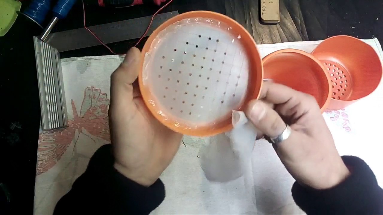 Séparation pins inox et étuis après lavage au tumbler humide