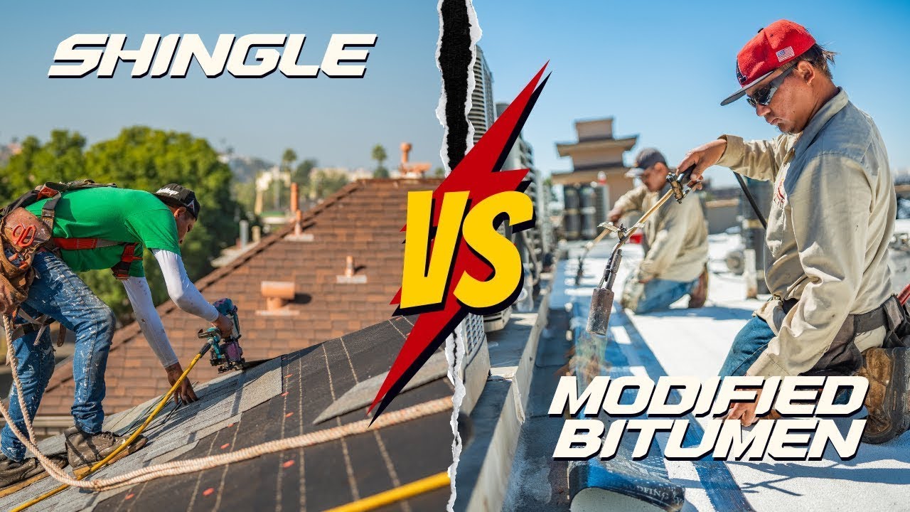 Shingle Roofing Vs Modified Bitumen: What are the differences