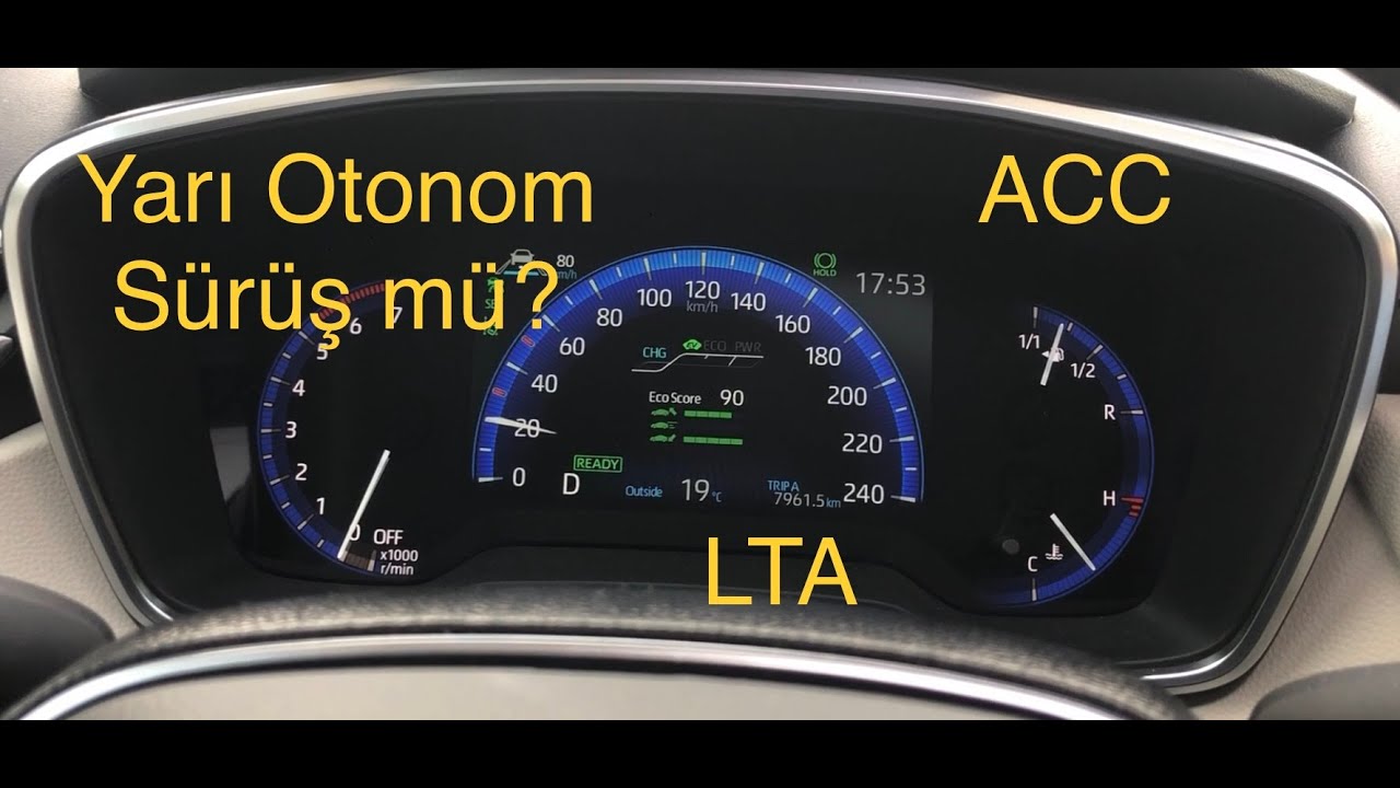Toyota Corolla ACC - LTA - Adaptif Hız Sabitleyici - Şerit Takip Yardımcısı