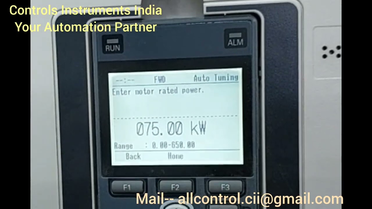 AC DRIVE AUTO TUNING METHOD PROCEDURE YASKAWA VFD 100 HP CONTROL PANEL VFD AUTOTUNING