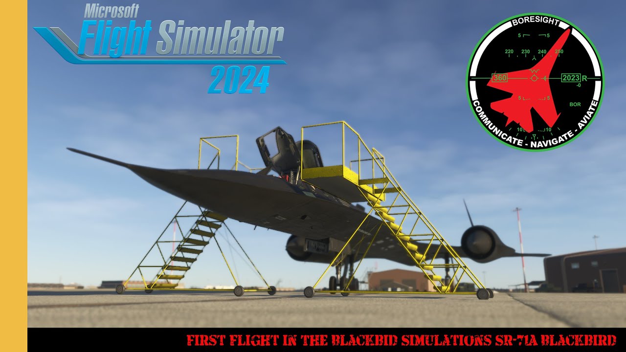 Первый полет в симуляторе Blackbird: самолет SR-71A Blackbird
