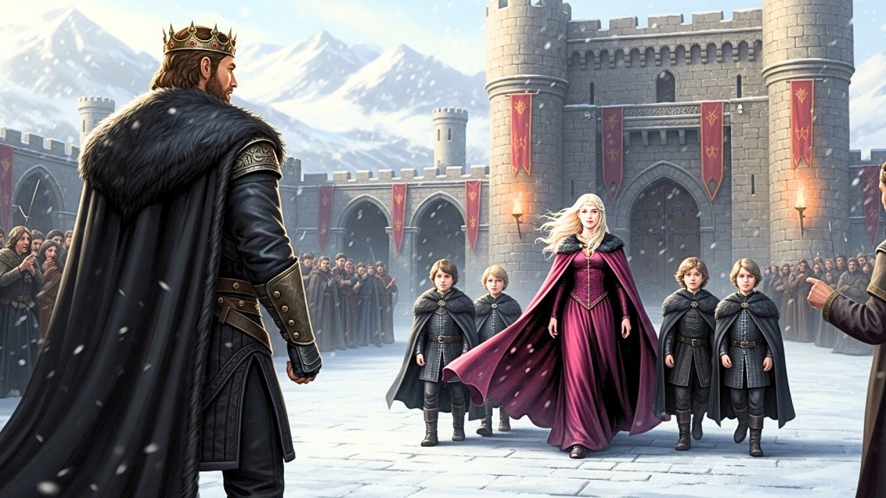 The Alpha King Invited His “Barren” Mate to Mock Her—She Returned With Four Heirs