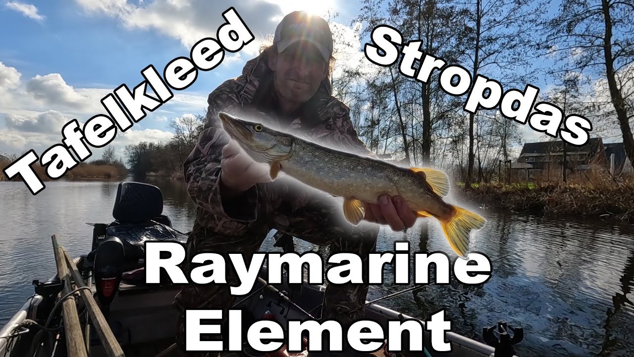 Ik vang een stropdas en een tafelkleed m.b.v. de Raymarine Element