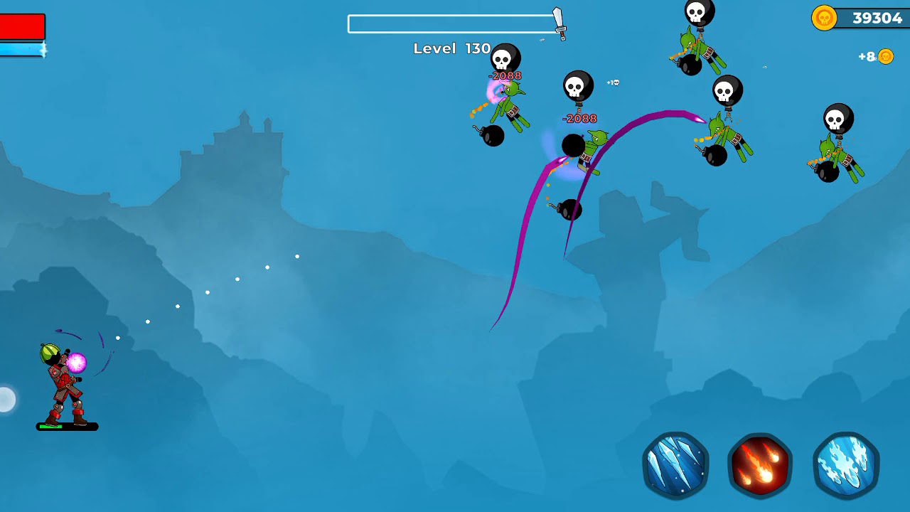 The Archers 2 Level 130 Boss VS Wizard