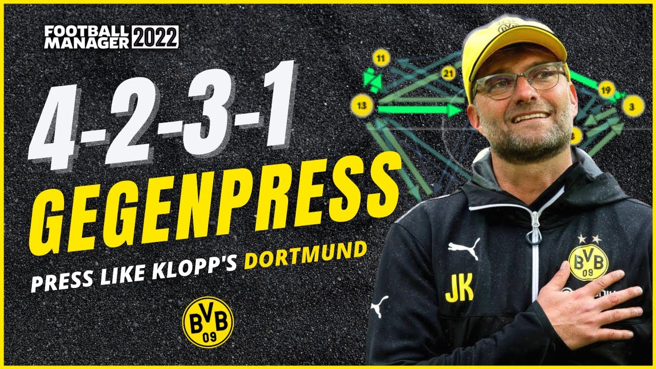 [FM22] GEGENPRESS, КАК КЛОПП! | Тактика FM22 | Футбольный менеджер 2022