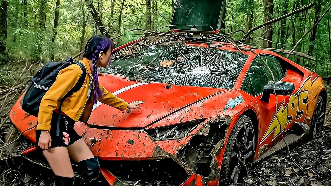 Rumi Found Lightning McQueen’s Car Abandoned in the Forest!