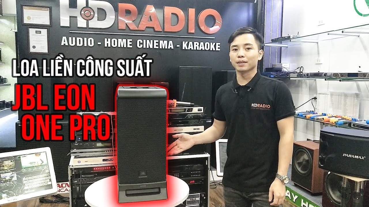 Đập hộp JBL Eon One Pro: Loa liền công suất tích hợp Bluetooth