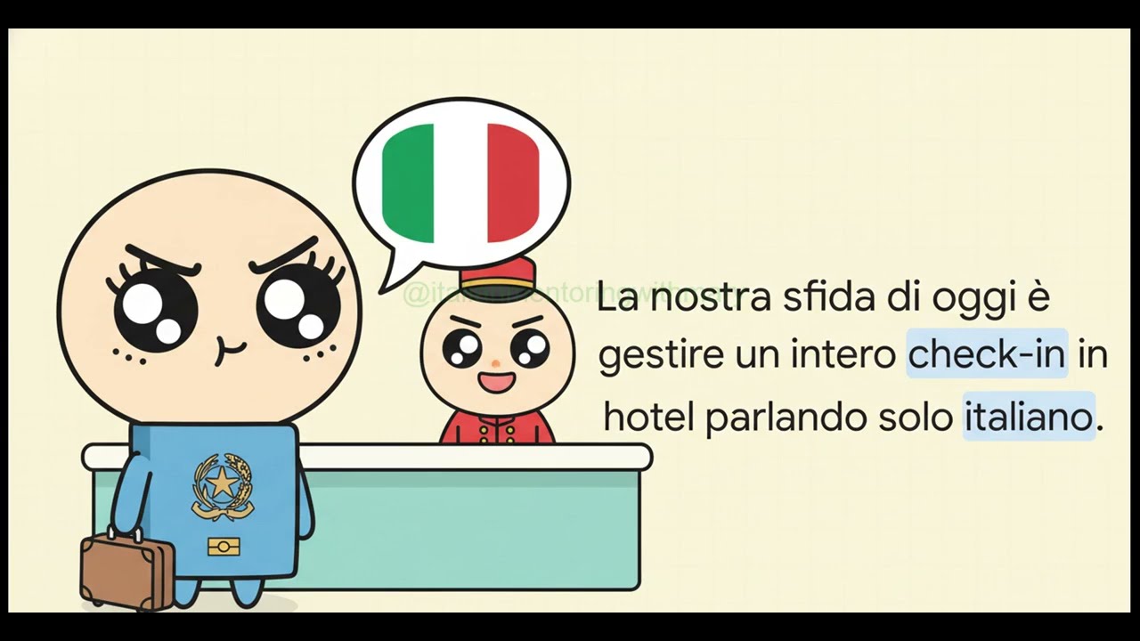 9. Check-in with Confidence! - In Hotel (Booking & Services)  - Learn Italian with Mary