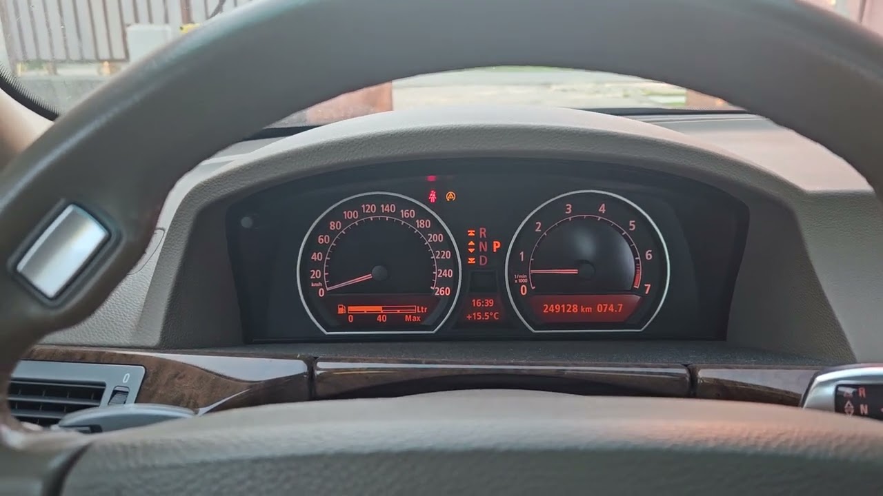 BMW E65 745i exhaust sound check