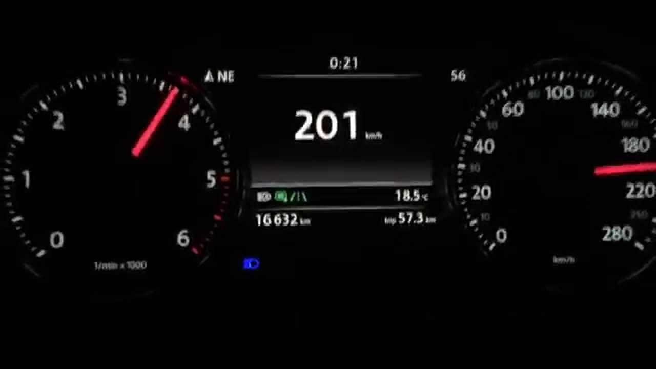 VW Touareg V8 TDI 4.2L (2015) acceleration 0-215 km/h