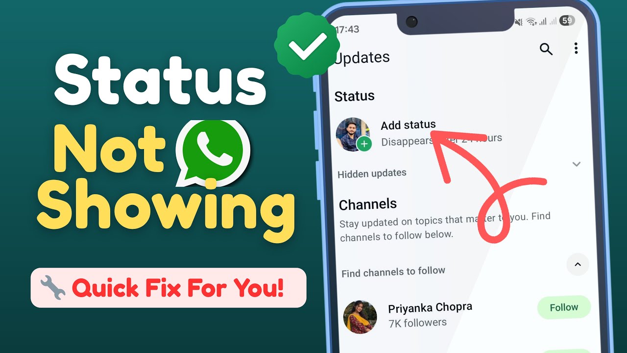 Как исправить проблему с отображением статуса в WhatsApp за 2026 год