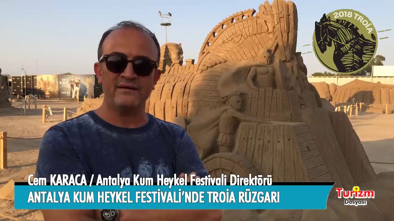 ANTALYA KUM HEYKEL FESTİVALİ&rsquo;NDE TROİA R&Uuml;ZGARI