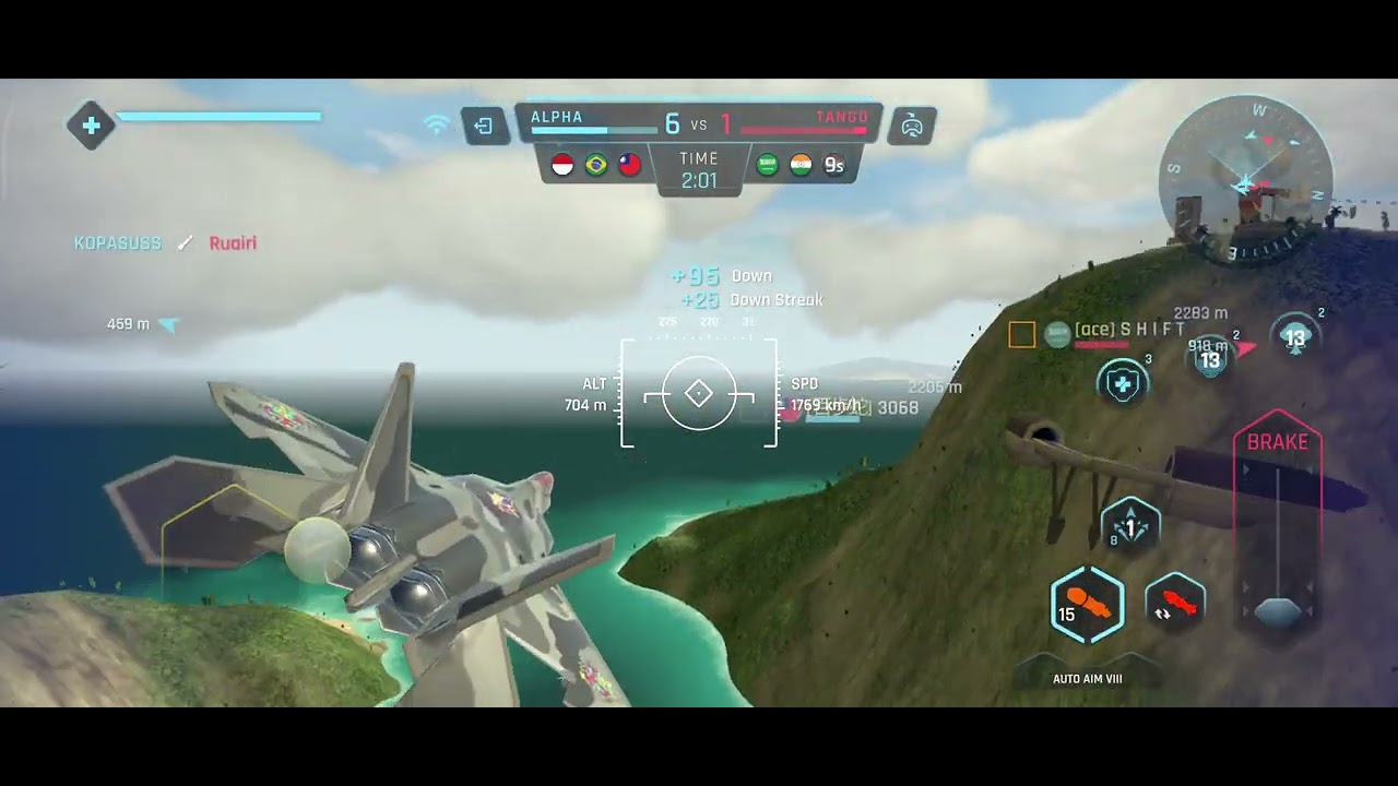 Sky Warriors Gameplay F-22 Raptor @skywarriors8512 #skywarriors 