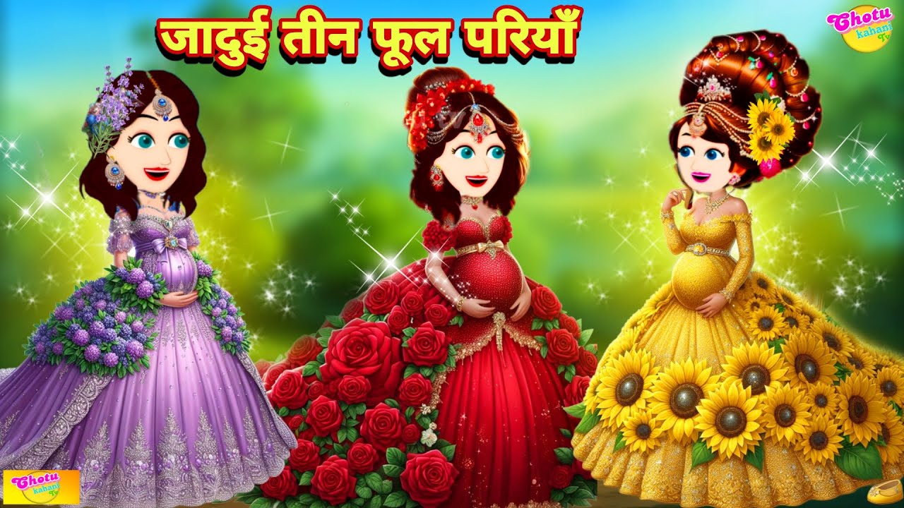 तीन जादुई गर्भवती फूल परियाँ jadu pari Pariyon ki kahaniyan 2025 MORAL KAHANIYAN hindi stories jadui