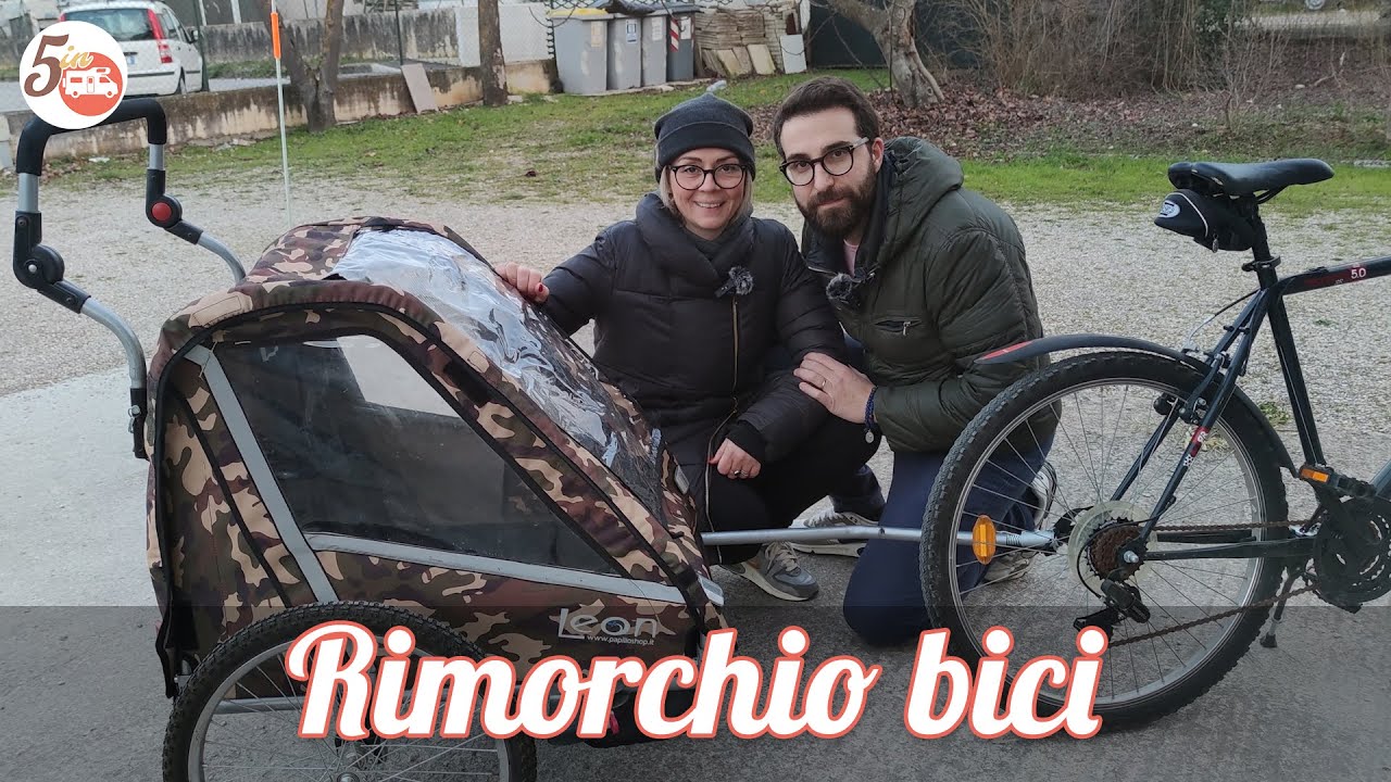 RIMORCHIO BICI per 2 BAMBINI e OGGETTI 🚲👦🏻👧🏻 (Episodio 30)