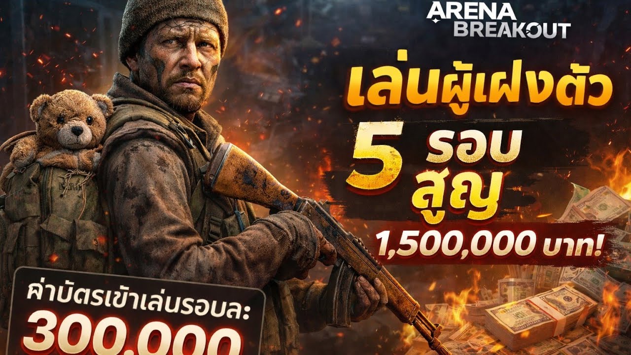ลงทุน 1,500,000 กำไรกี่บาทผู้แฝงตัว 120K Ss11 Arena breakout by chaly26z Rog phone 9 pro 
